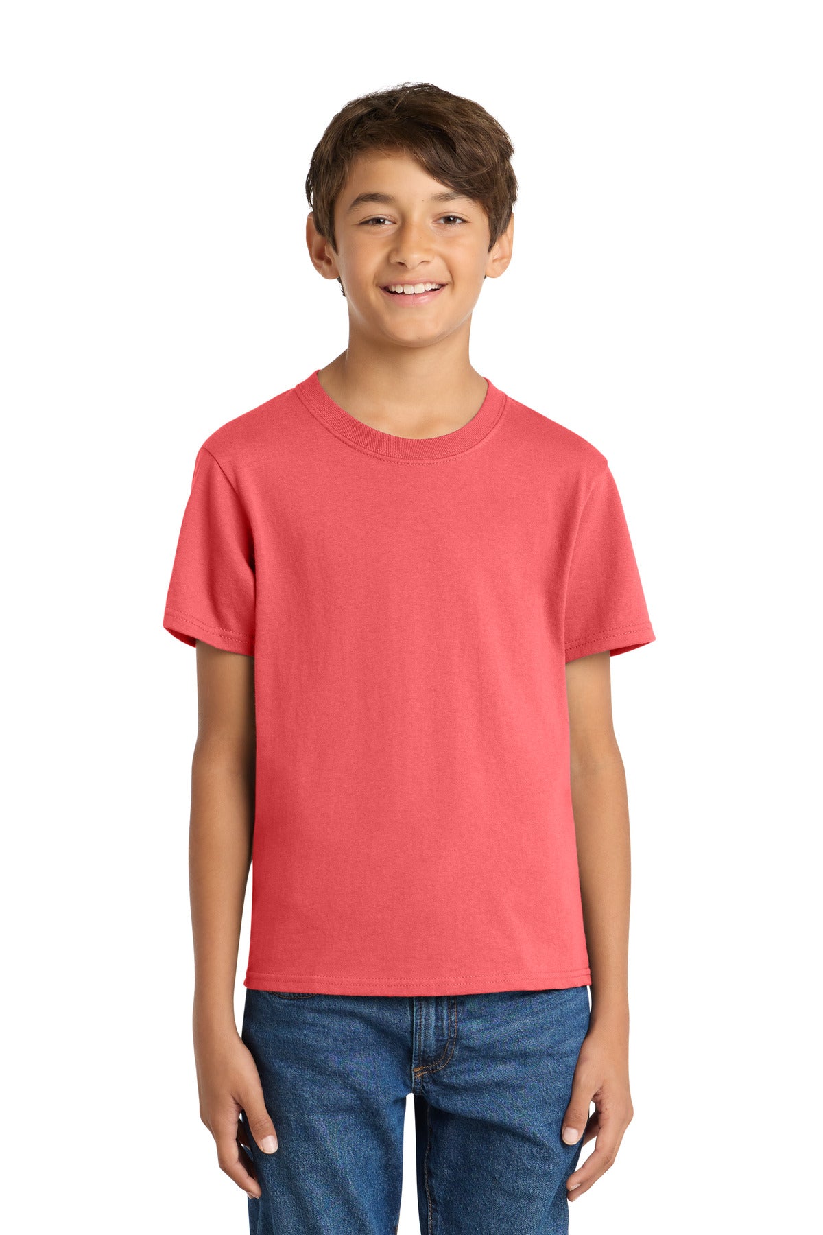 - Port & Co ®  Youth Core Cotton Tee. PC54Y -