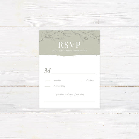 Painted Sage Invitations - goprintplus