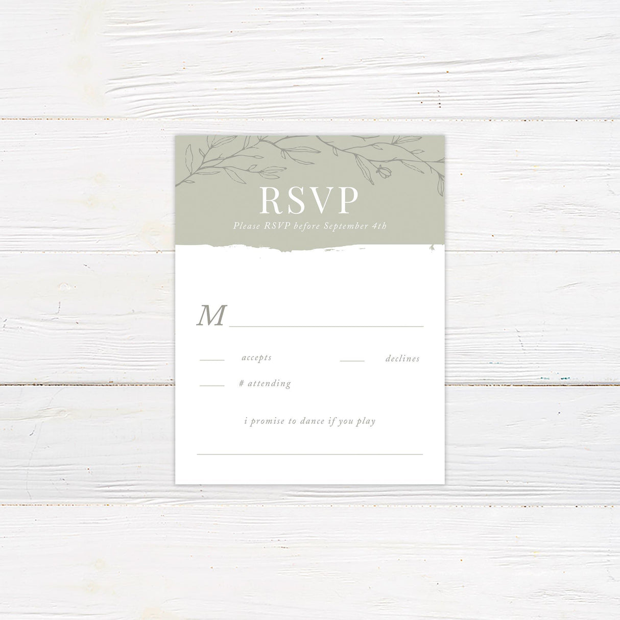 Painted Sage RSVP - goprintplus