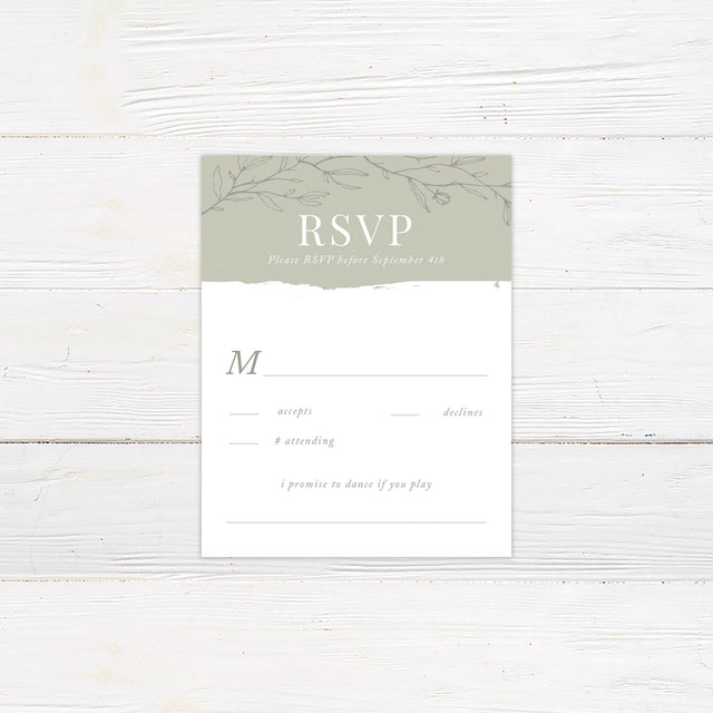 Painted Sage RSVP - goprintplus