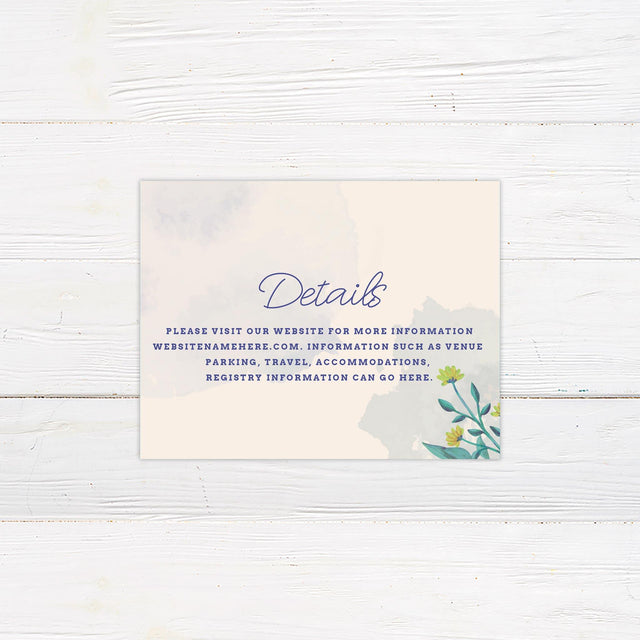 Painterly Love Details Cards - goprintplus