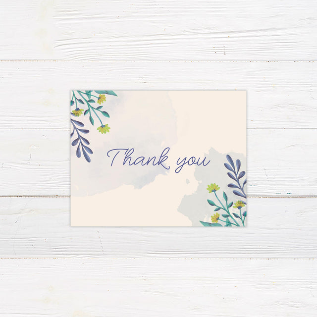 Painterly Love Thank You Card - goprintplus