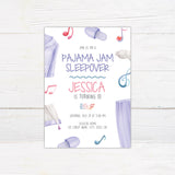 Pajama Jam Invitation