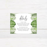 Palm Leaves Invitations - goprintplus