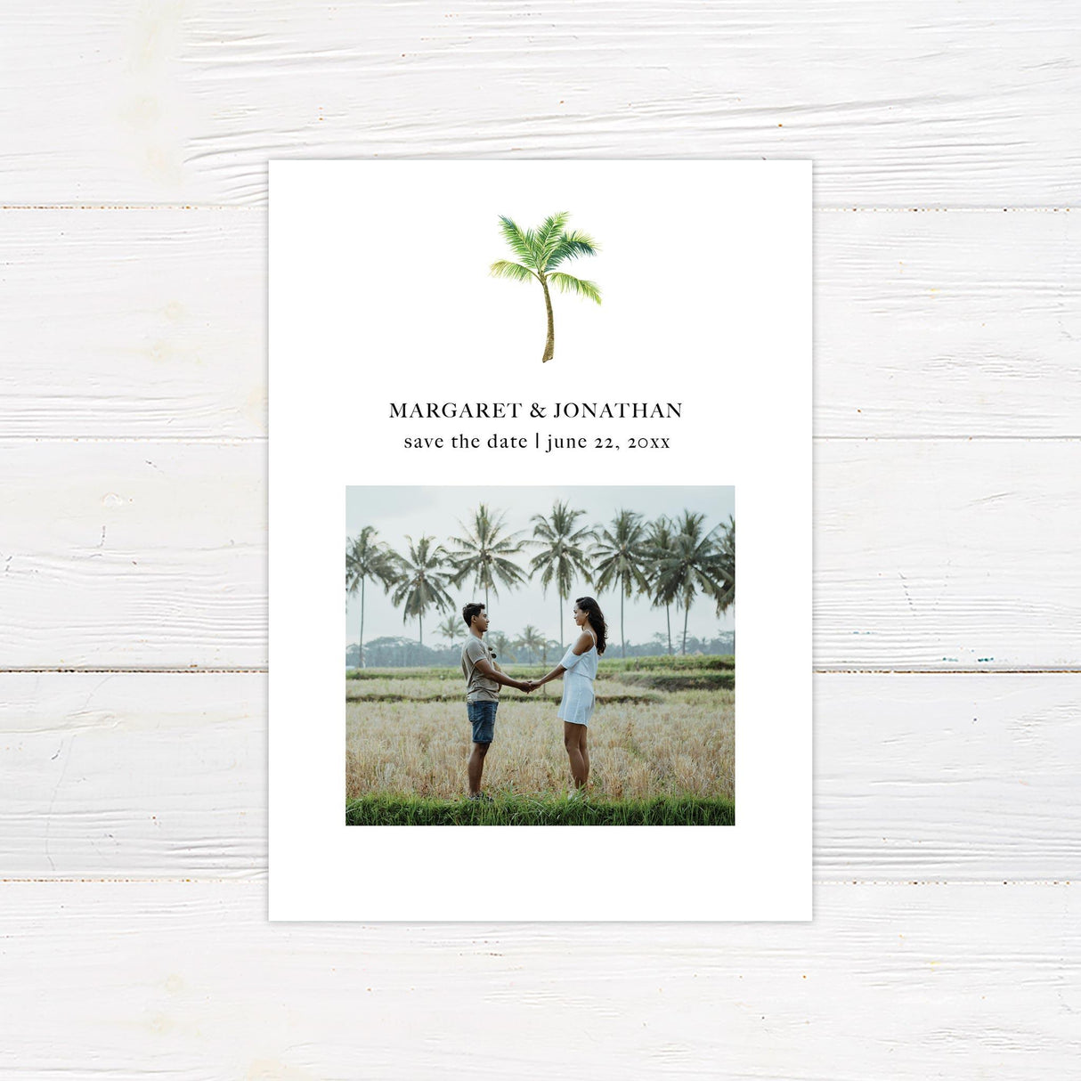 Palm Tree Invitations - goprintplus