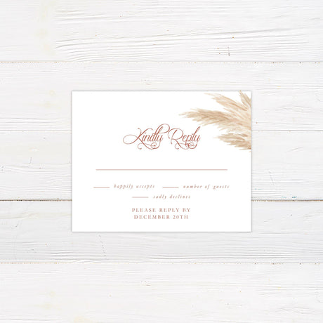 Pampas Grass Invitations - goprintplus