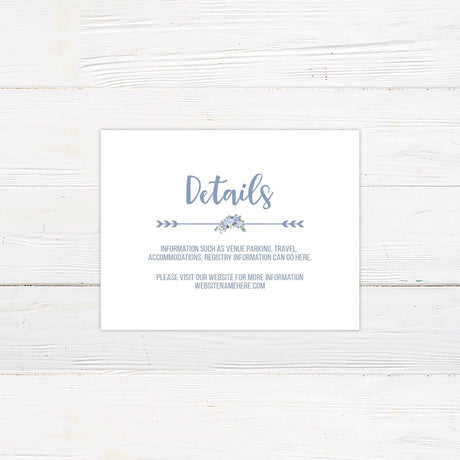 Pastel Blue Details Cards - goprintplus