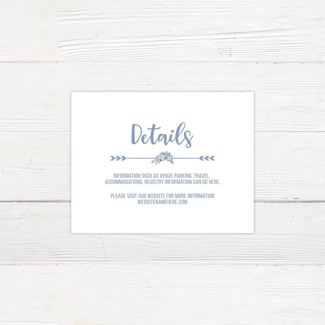 Pastel Blue Details Cards - goprintplus