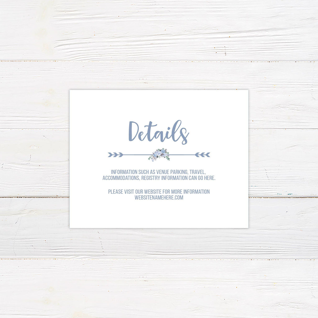 Pastel Blue Invitations - goprintplus