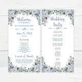 Pastel Blue Invitations - goprintplus