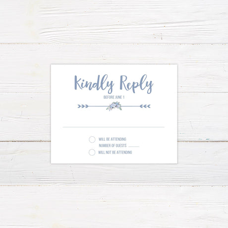 Pastel Blue Invitations - goprintplus