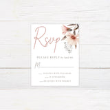 Peach Daisy Invitations - goprintplus