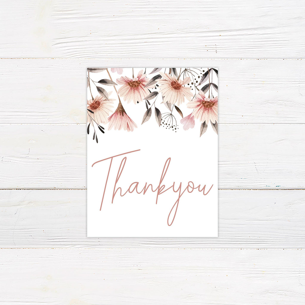 Peach Daisy Invitations - goprintplus