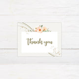 Peach Wildflower Invitations - goprintplus