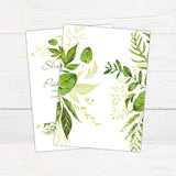 Peering Greenery Invitations - goprintplus