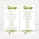 Peering Greenery Invitations - goprintplus