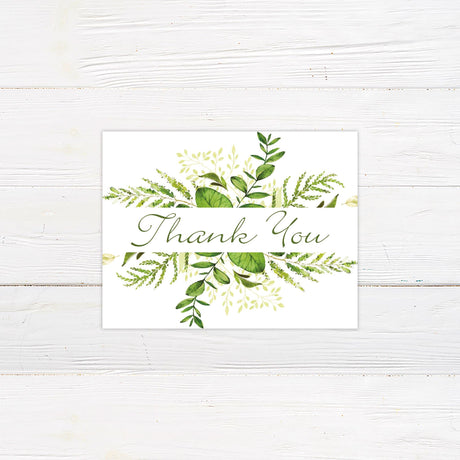 Peering Greenery Invitations - goprintplus