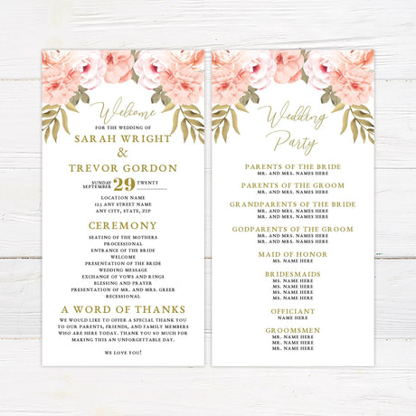 Peony Dream Invitations - goprintplus