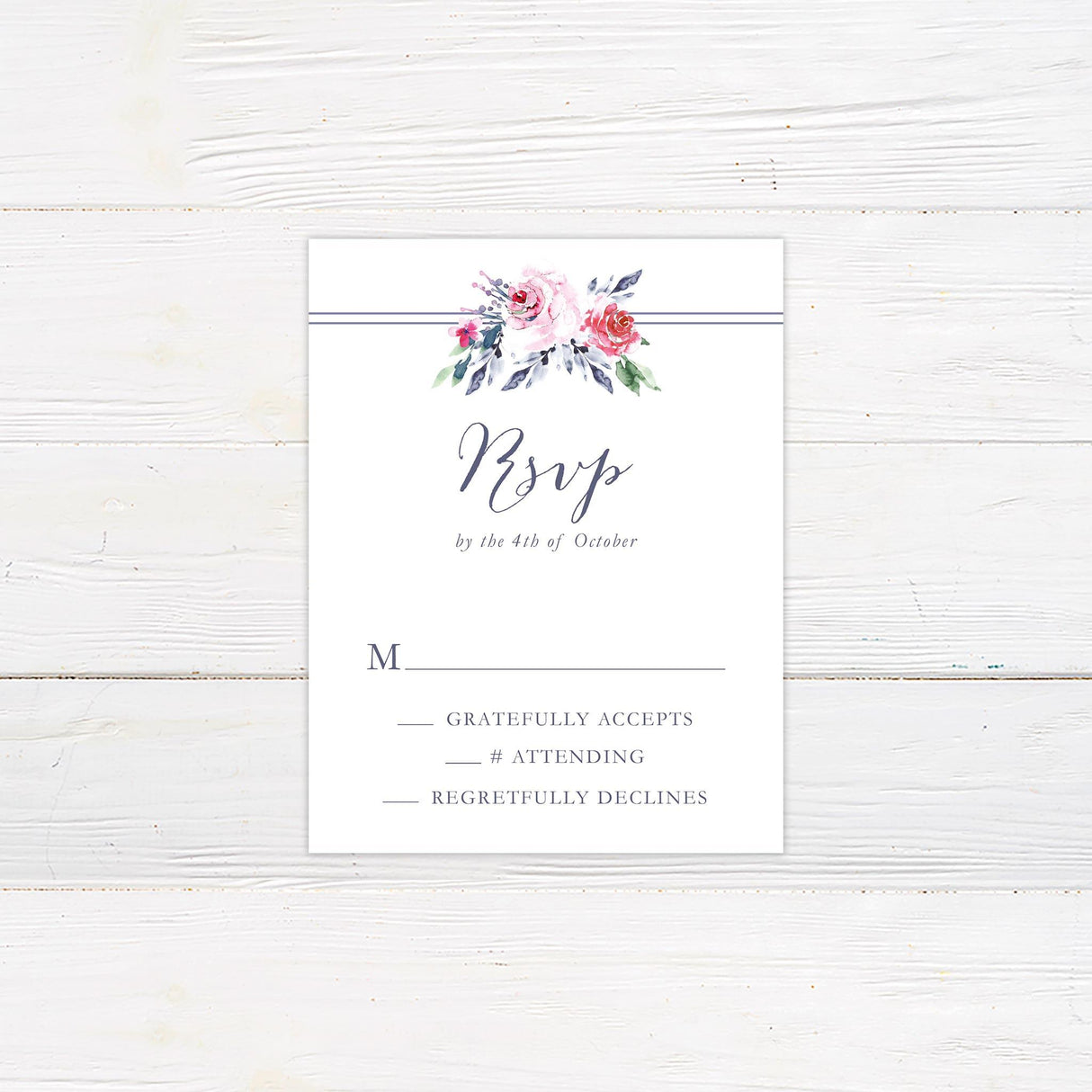 Periwinkle RSVP - goprintplus