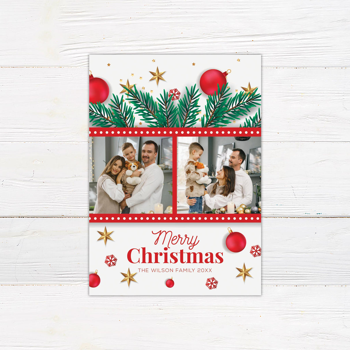 Photo Film Christmas Card