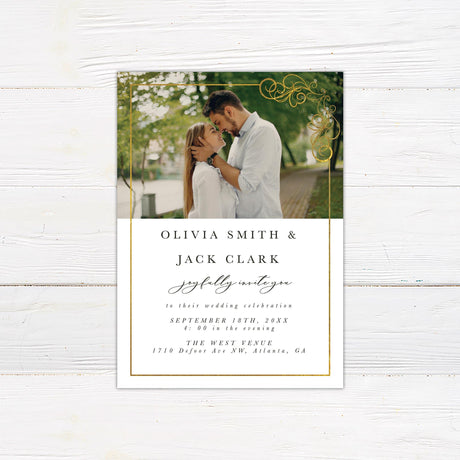 Photo Frame Invitations - goprintplus