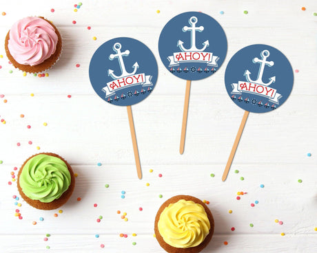 Photo Sailor Cupcake Topper - goprintplus