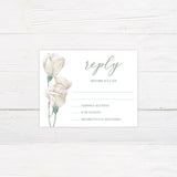 Picked White Roses Invitations - goprintplus