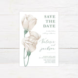 Picked White Roses Invitations - goprintplus