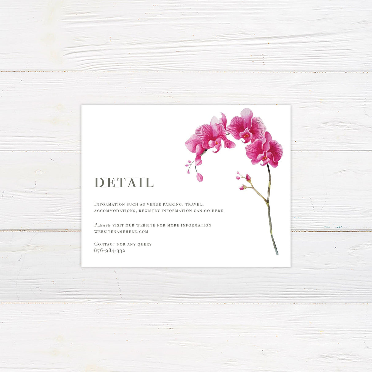 Pink Blossom Invitations - goprintplus