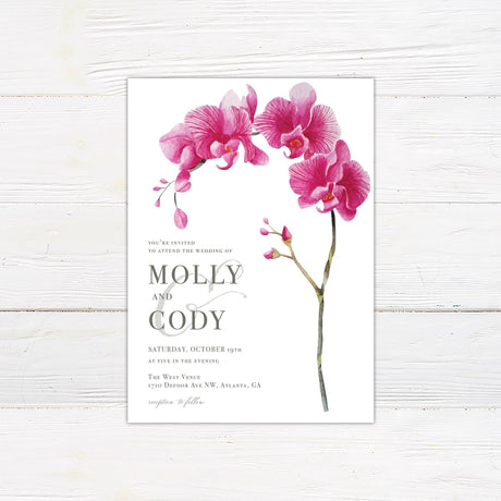 Pink Blossom Invitations - goprintplus