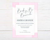 Pink Border Invitation - goprintplus