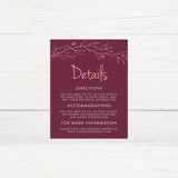 Pink Branch Invitations - goprintplus