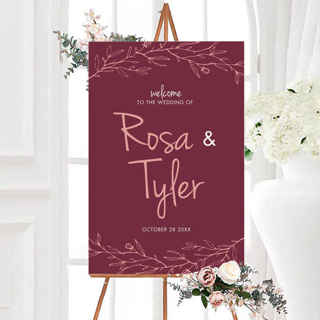 Pink Branch Invitations - goprintplus