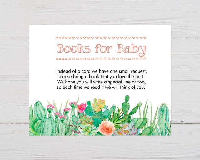 Pink Cacti Books For Baby - goprintplus