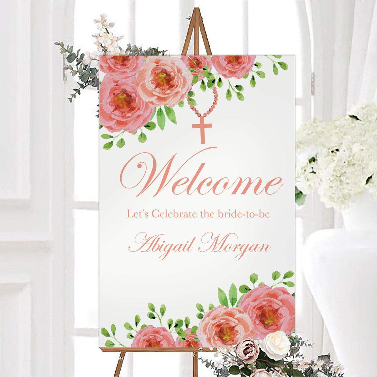 Pink Cross Sign | Go Print Plus