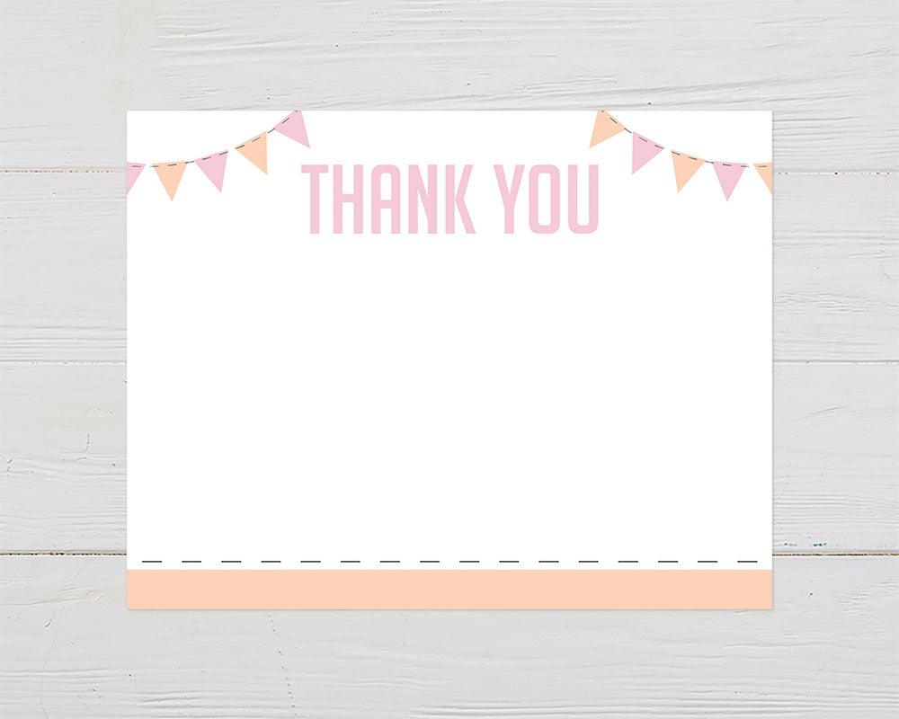 Pink Flag Thank You Card - goprintplus