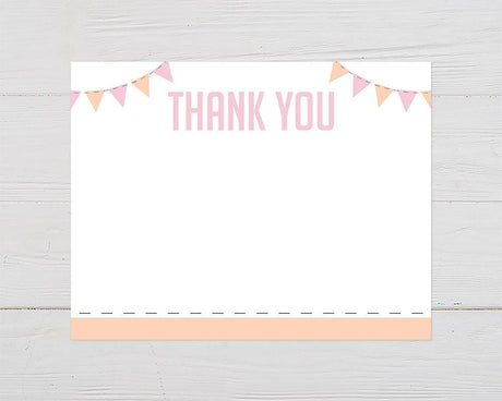 Pink Flag Thank You Card - goprintplus