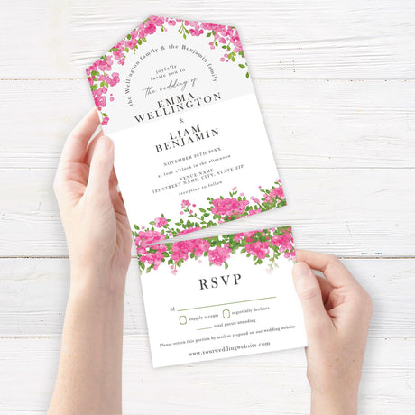 Pink Floral Arch All in One - goprintplus