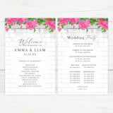 Pink Floral Arch Invitations - goprintplus