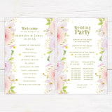 Pink Floral Border Invitations - goprintplus