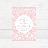 Pink Garden Invitation - goprintplus