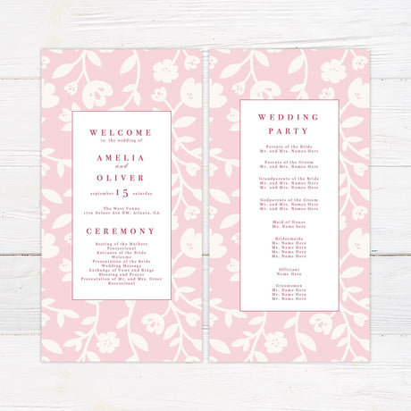 Pink Garden Invitation - goprintplus