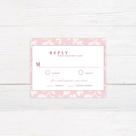 Pink Garden Invitation - goprintplus