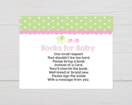 Pink Green Elephants Books For Baby - goprintplus