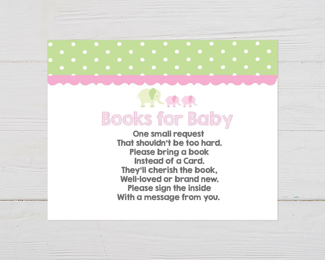 Pink Green Elephants Books For Baby - goprintplus