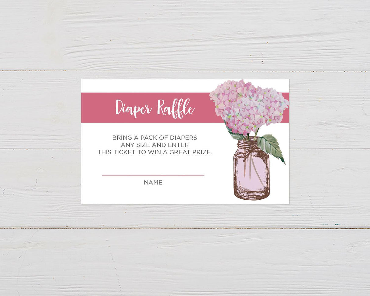 Pink Hydrangea Shower - goprintplus