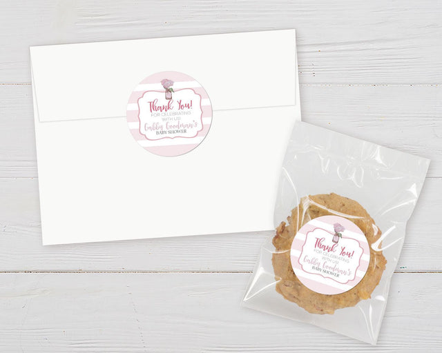 Pink Hydrangea Sticker - goprintplus