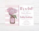 Pink Hydrangea Shower - goprintplus