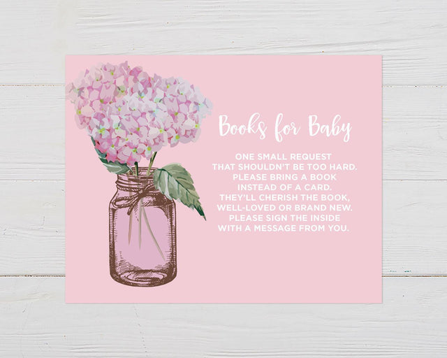 Pink Hydrangea Books For Baby - goprintplus