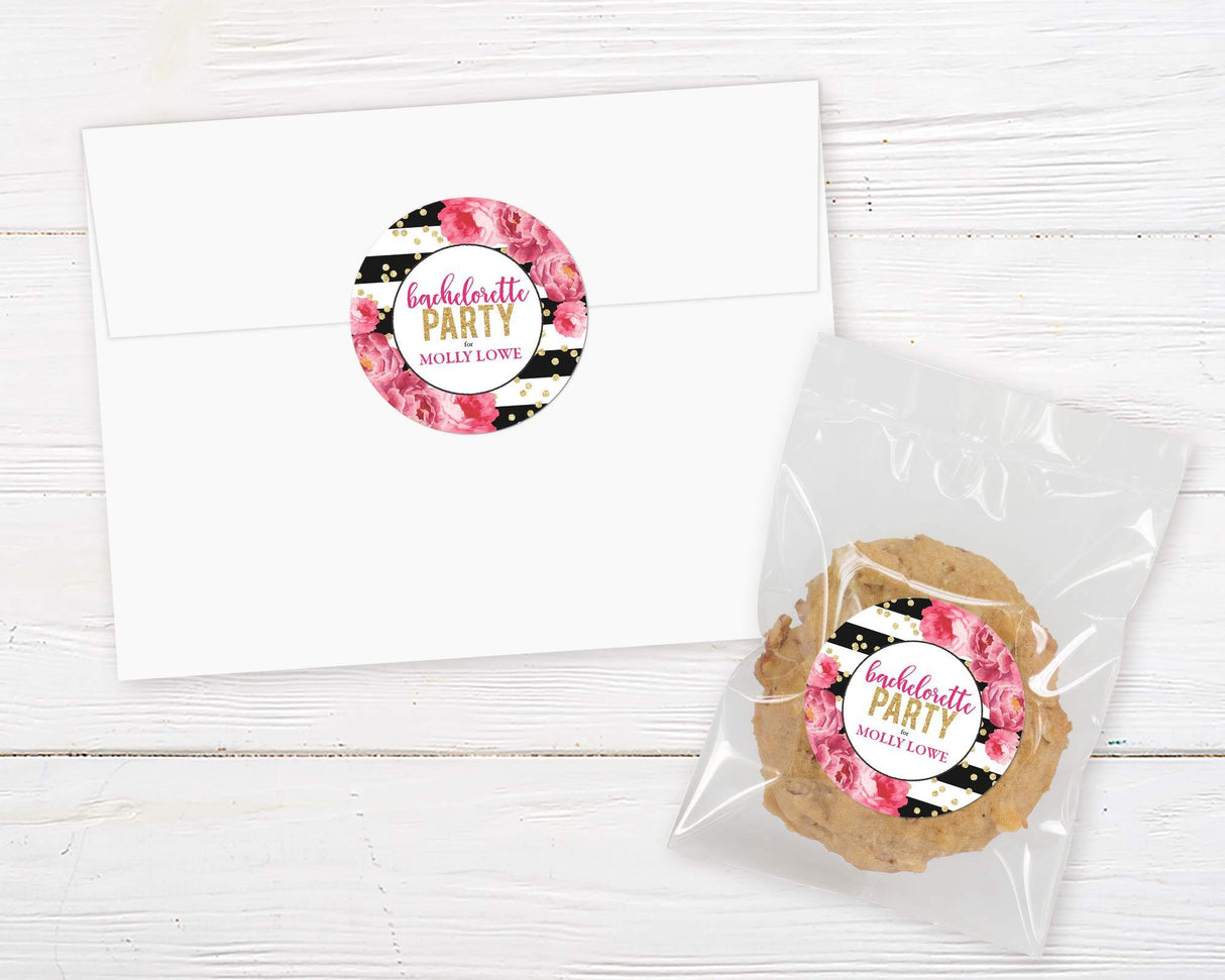 Pink Peonies Sticker - goprintplus